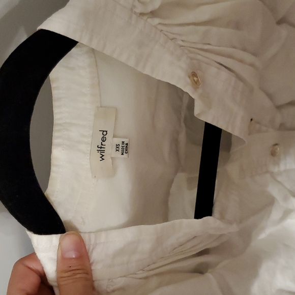 Wilfred short sleeve white blouse - Picture 2 of 6